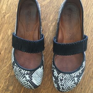 Snakeskin flats from Gentle Souls.